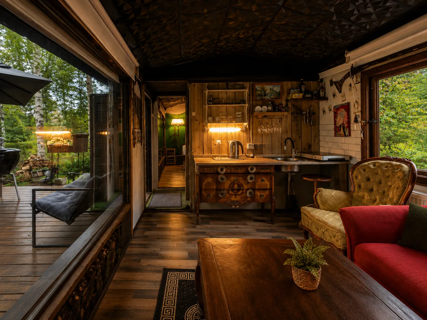 Black Forest Cabin — джакузи, кинотеатр, озеро и олений парк — 4