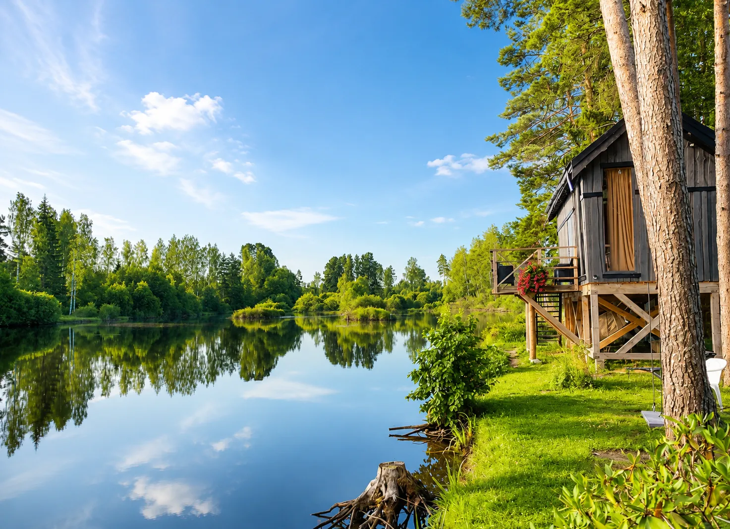 Dragon Treehouse — burbuļvanna, pirts, privāts ezers un briežu parks — 4