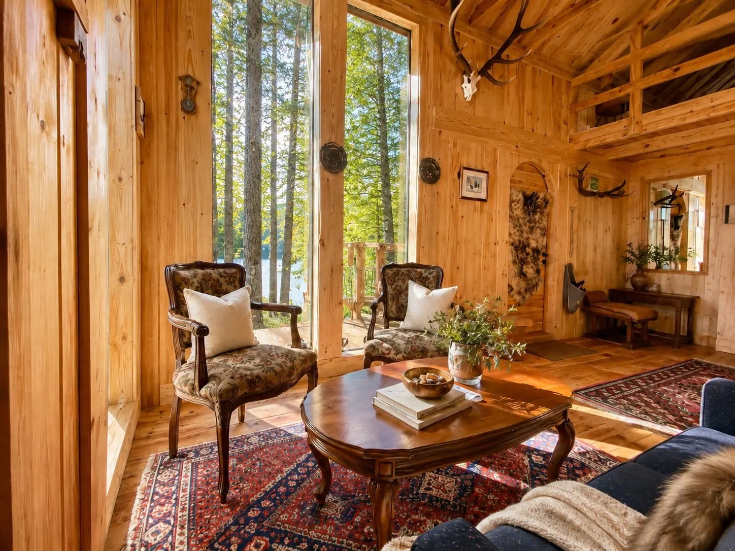 Viking Treehouse with Hot Tub, Sauna, Lake & Deer Park — 2