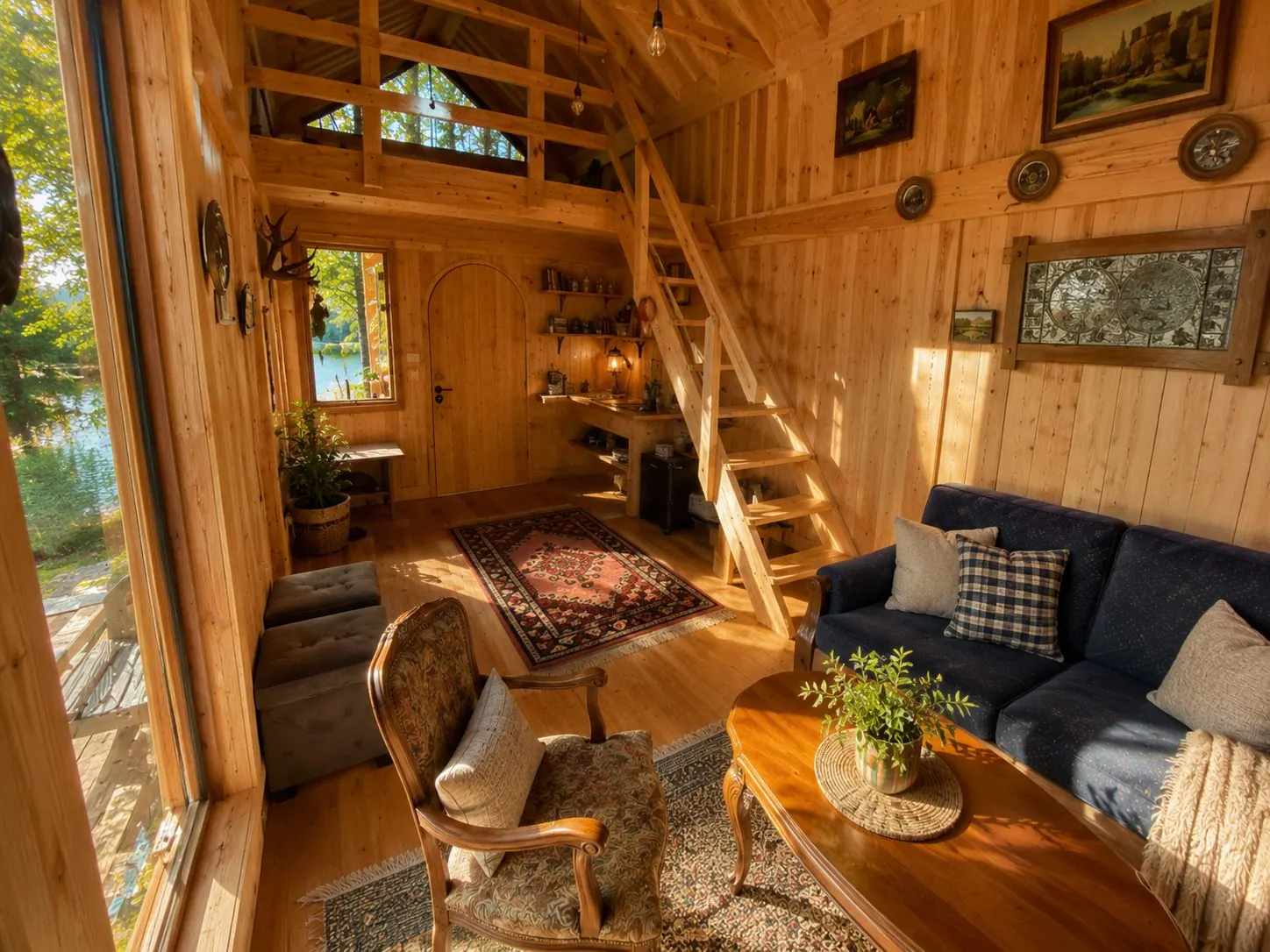 Viking Treehouse with Hot Tub, Sauna, Lake & Deer Park — 3